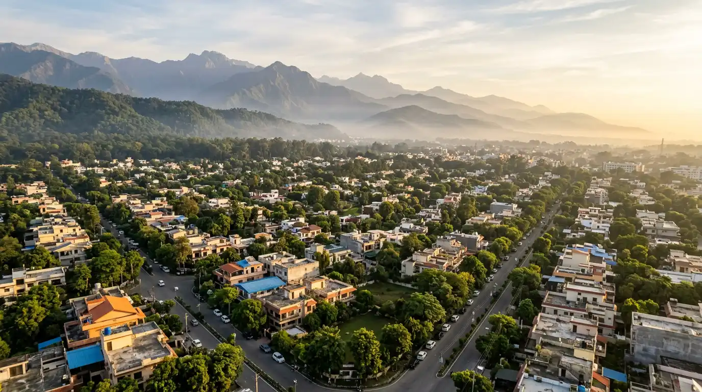 Dehradun, in the Himalayan foothills